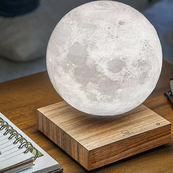 GINGKO Luminaires^Lampe Smart Moon - Bois Noyer