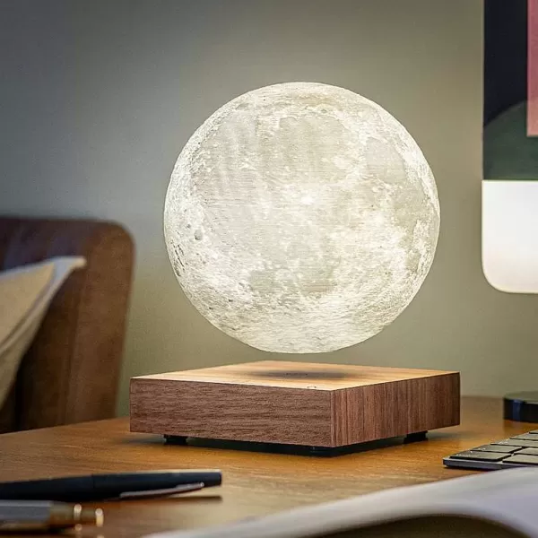 GINGKO Luminaires^Lampe Smart Moon - Bois Noyer