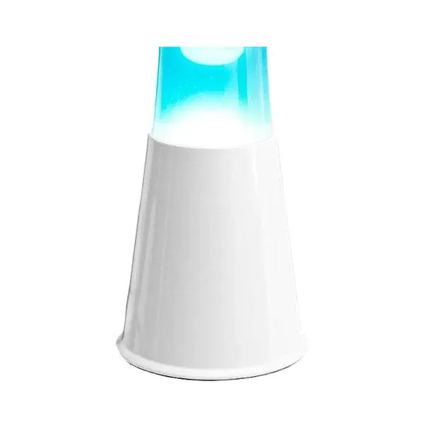 FISURA Luminaires^Lava Lampe H.40Cm - Bleu Base Blanche