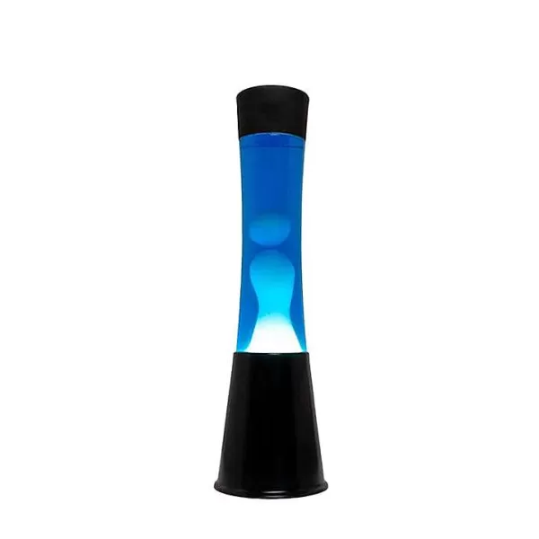 FISURA Luminaires^Lava Lampe H.40Cm - Bleu Base Noire