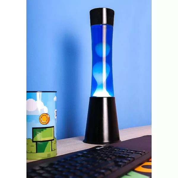 FISURA Luminaires^Lava Lampe H.40Cm - Bleu Base Noire