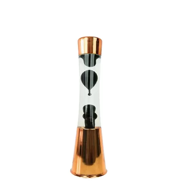 FISURA Luminaires^Lava Lampe H.40Cm - Cuivre & Noir