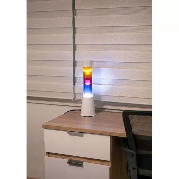 FISURA Luminaires^Lava Lampe H.40Cm - Tricolore Base Blanche