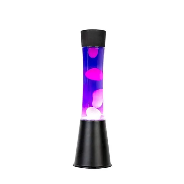 FISURA Luminaires^Lava Lampe H.40Cm - Violet Base Noire