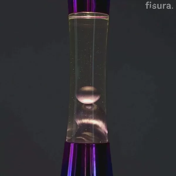 FISURA Luminaires^Lava Lampe H.40Cm - Violet Base Tie & Dye