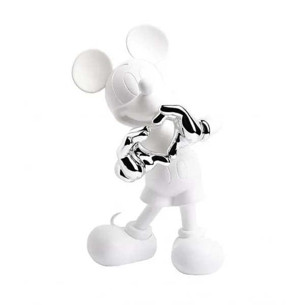 LEBLON DELIENNE Déco & Luminaires Enfants^ Mickey With Love Par Kelly Hoppen Blanc H.30 Cm