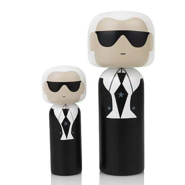 LUCIE KAAS Vases / Petits Objects Déco^ Figurine En Bois Kokeshi Karl - 2 Tailles
