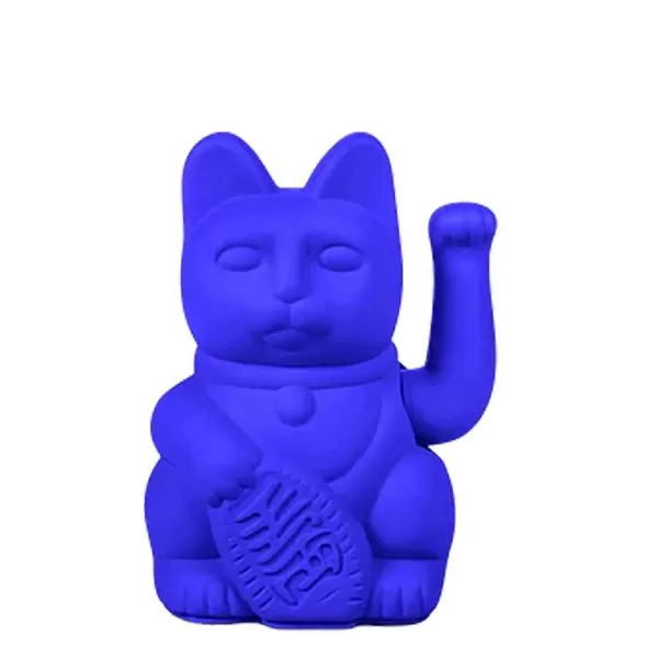 DONKEY PRODUCTS Vases / Petits Objects Déco^Lucky Cat - Bleu Royal