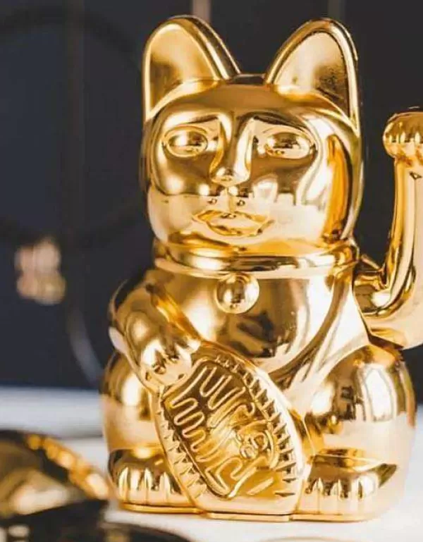 DONKEY PRODUCTS Vases / Petits Objects Déco^Lucky Cat - Gold Dition Limit E Egypte