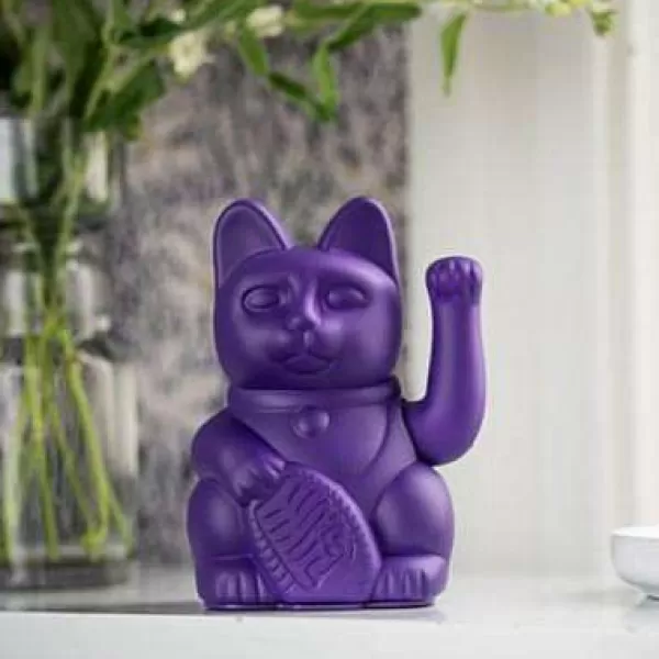 DONKEY PRODUCTS Vases / Petits Objects Déco^Lucky Cat - Violet