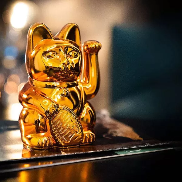 DONKEY PRODUCTS Vases / Petits Objects Déco^Lucky Cat Cosmic - Cuivre Dition Limit E Mars