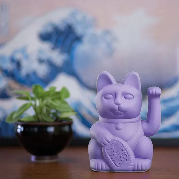 DONKEY PRODUCTS Vases / Petits Objects Déco^Lucky Cat -Lilas