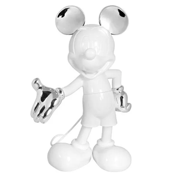 LEBLON DELIENNE Déco & Luminaires Enfants^Mickey Welcome Bicolore Blanc & Argent 30Cm