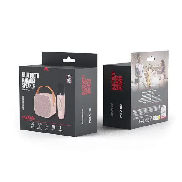 GROUPE H4 Luminaires^Micro Sans Fil Bluetooth & Enceinte - Rose