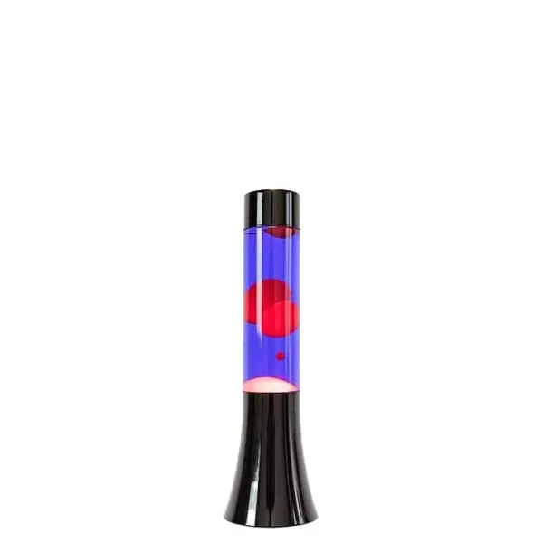 FISURA Luminaires^Mini Lava Lampe H.31 Cm - Bleu & Rouge