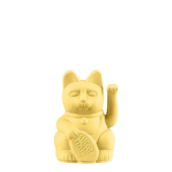 DONKEY PRODUCTS Vases / Petits Objects Déco^Mini Lucky Cat - Jaune Pastel