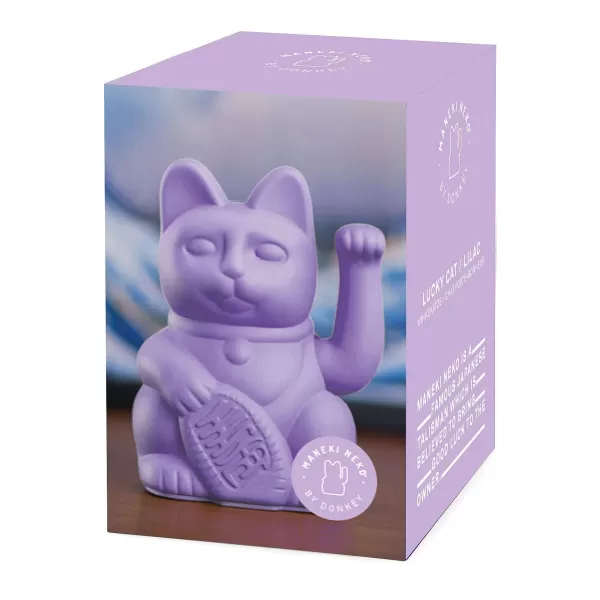 DONKEY PRODUCTS Vases / Petits Objects Déco^Mini Lucky Cat - Lilas