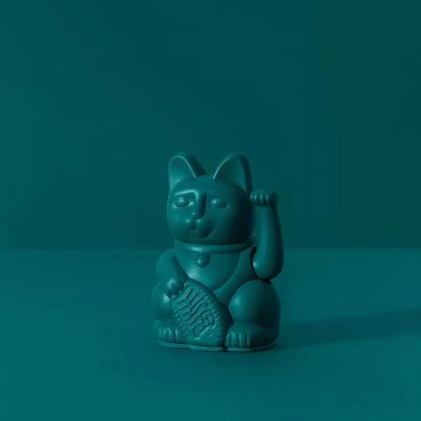 DONKEY PRODUCTS Vases / Petits Objects Déco^Mini Lucky Cat - Vert