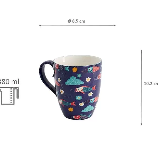 CNB TOKYO DESIGN Mugs & Tasses^Mug Kawaii - Motif Koinobori