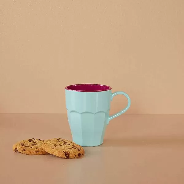 RICE Vaisselle Enfant^Mug Melamine H 10.5 Cm - Menthe