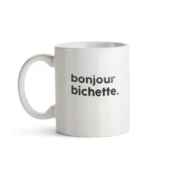 FÉLICIE AUSSI Mugs & Tasses^Mug Message - Bonjour Bichette