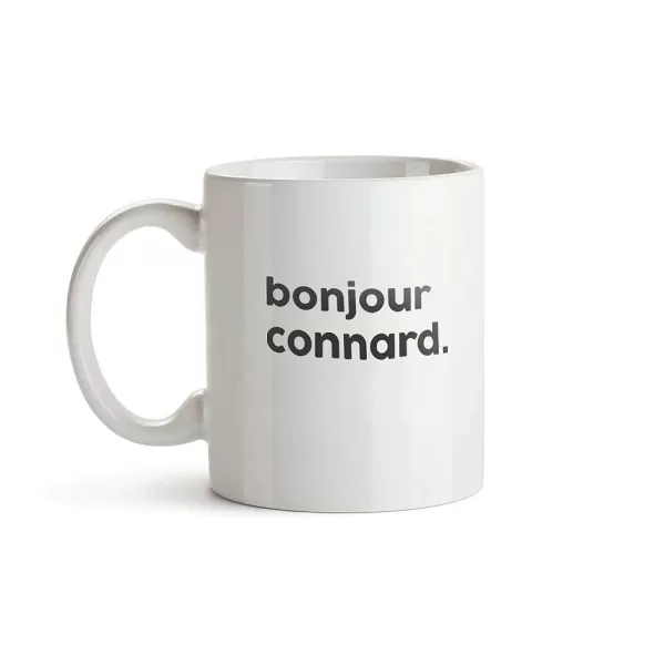 FÉLICIE AUSSI Mugs & Tasses^Mug Message - Bonjour Connard