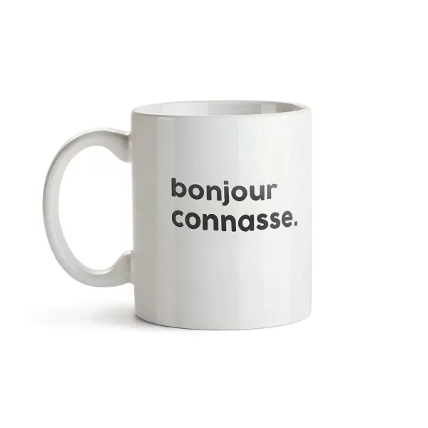 FÉLICIE AUSSI Mugs & Tasses^Mug Message - Bonjour Connasse