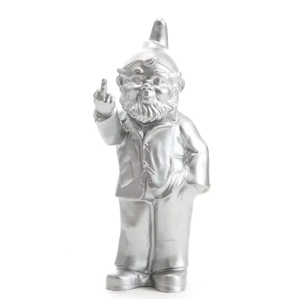 MAISENBACHER CHRISTO Vases / Petits Objects Déco^Nain Doigt D'Honneur By Ottmar H Rl - Argent