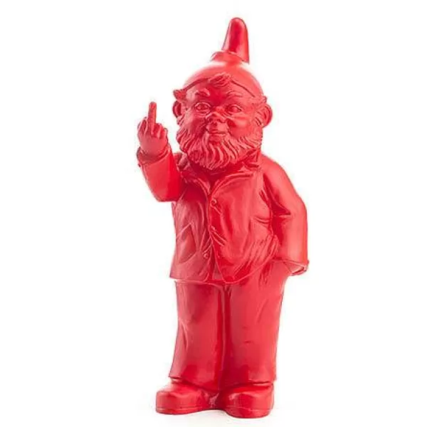 MAISENBACHER CHRISTO Vases / Petits Objects Déco^Nain Doigt D'Honneur By Ottmar H Rl - Rouge