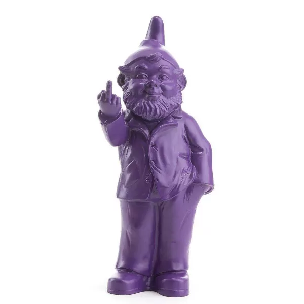 MAISENBACHER CHRISTO Vases / Petits Objects Déco^Nain Doigt D'Honneur By Ottmar H Rl - Violet
