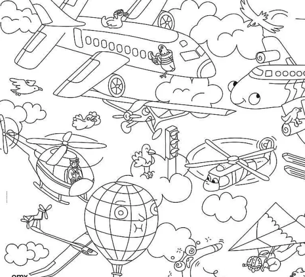OMY Jouets / Coloriages^ 18 Sets De Table Colorier - Vroom Vroom