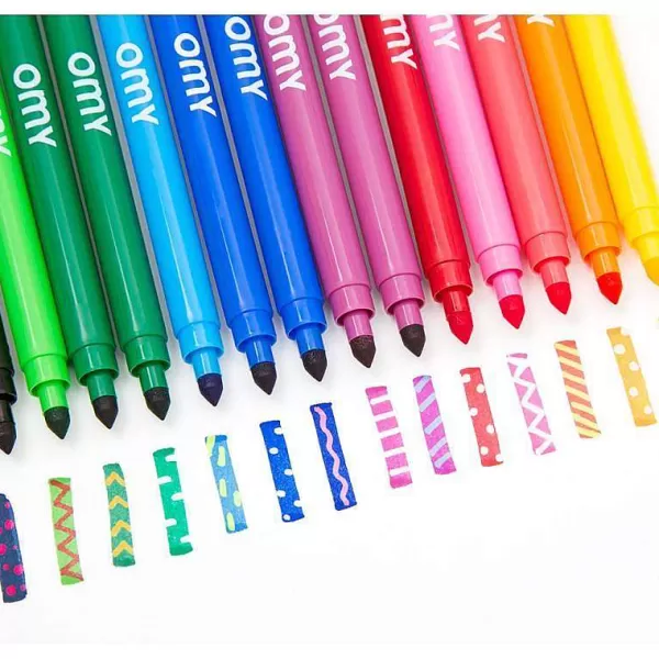 OMY Jouets / Coloriages^ Bo Te 16 Feutres Magiques