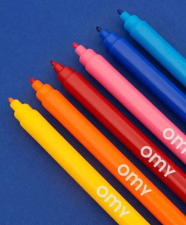OMY Jouets / Coloriages^ Bo Te 16 Feutres Ultra-Lavables