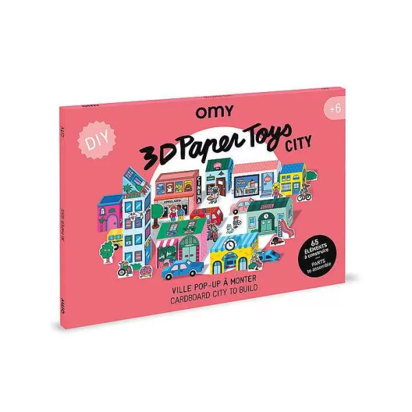 OMY Jeux & Fun^ Paper Toy - City