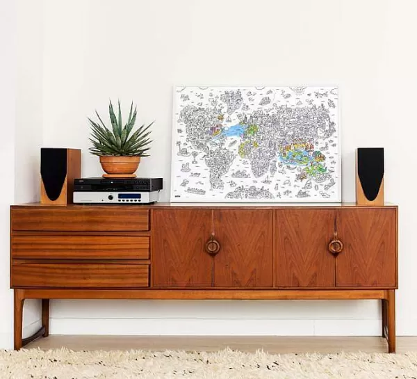 OMY Jeux & Fun^ Poster G Ant Colorier - Atlas