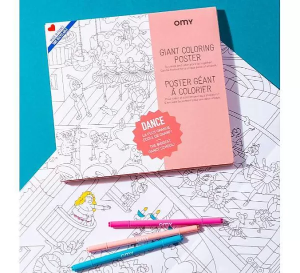 OMY Jeux & Fun^ Poster G Ant Colorier - Dance