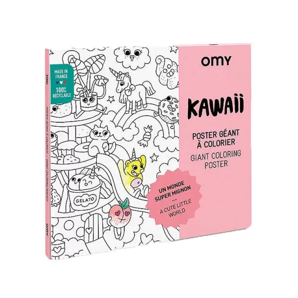 OMY Jeux & Fun^ Poster G Ant Colorier - Kawa