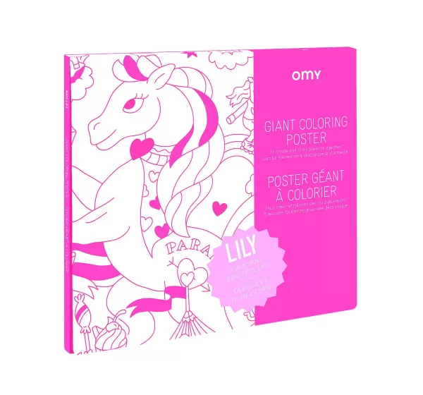 OMY Jeux & Fun^ Poster G Ant Colorier - Lily