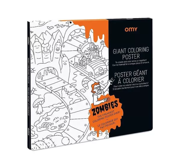 OMY Jeux & Fun^ Poster G Ant Colorier - Zombie