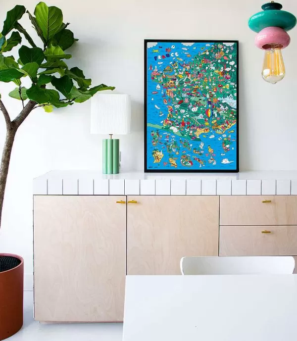 OMY Jeux & Fun^ Poster Sticker - France