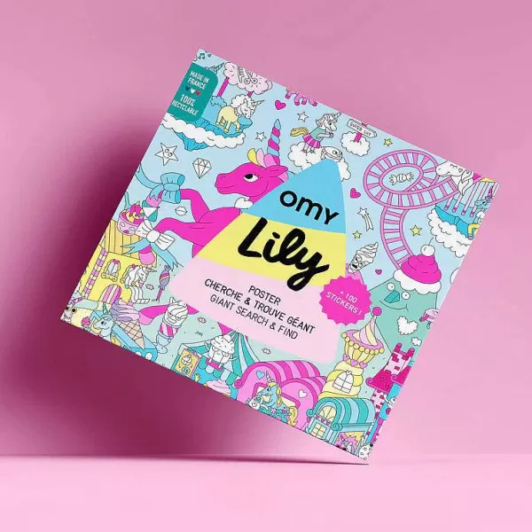 OMY Jeux & Fun^ Poster Sticker - Lily