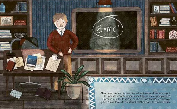 ELCY Livres Enfants^Petit & Grand Livre - Albert Einstein