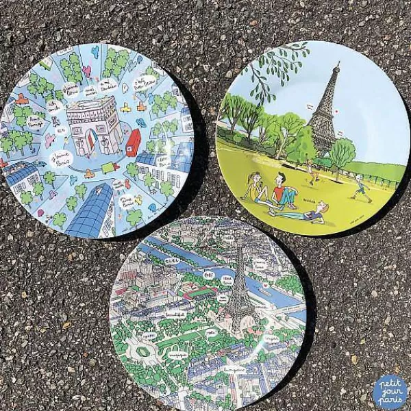 PETIT JOUR Vaisselle Enfant^ Assiette Dessert Paris - Champ De Mars
