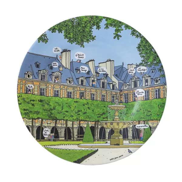 PETIT JOUR Assiettes & Plats^ Assiette Dessert Paris - Place Des Vosges
