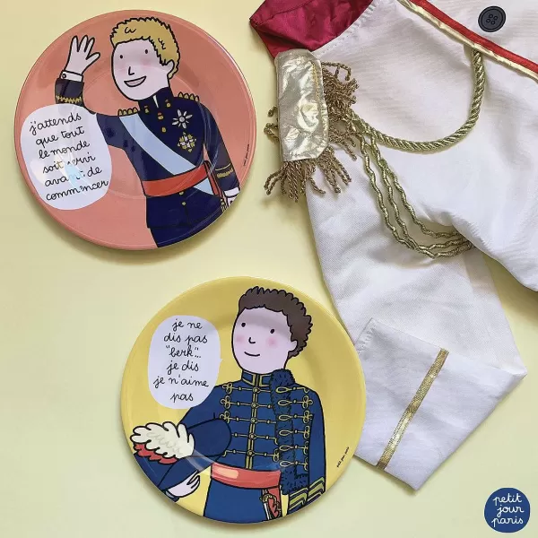 PETIT JOUR Vaisselle Enfant^ Assiette Dessert Prince - Berk