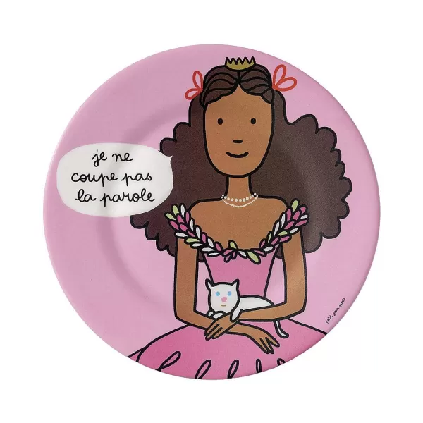 PETIT JOUR Vaisselle Enfant^ Assiette Dessert Princesse - Pas La Parole