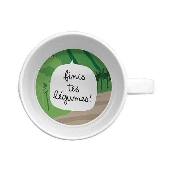 PETIT JOUR Vaisselle Enfant^ Mug - Les Dinosaures "Finis Tes L Gumes"
