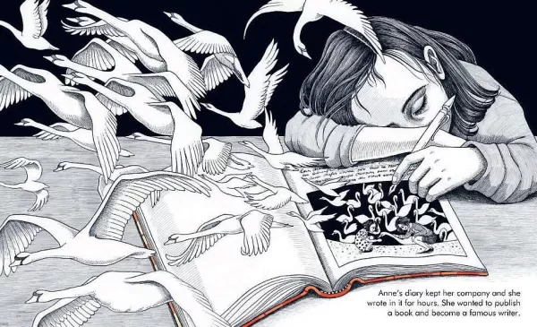ELCY Livres Enfants^Petite & Grande Livre - Anne Franck