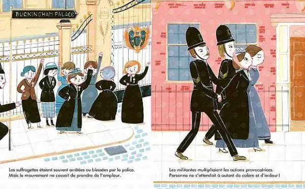 ELCY Livres Enfants^Petite & Grande Livre - Emmeline Pankhurst