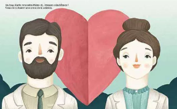 ELCY Livres Enfants^Petite & Grande Livre - Marie Curie